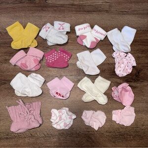 Bundle of socks and mittens